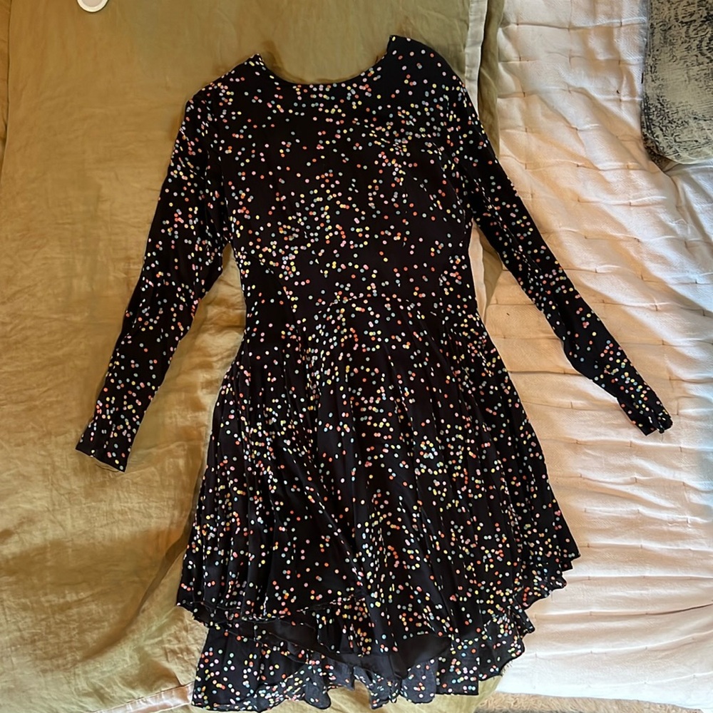 H&M Black Asymmetrical Dress